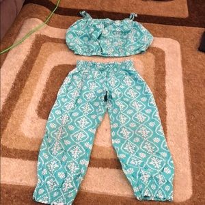 Pants and shirt set